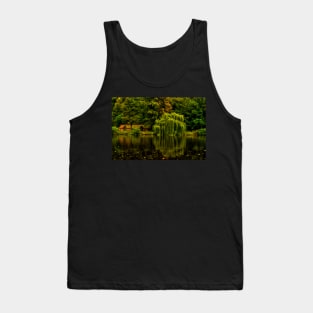 Weeping Willow Tree At Durham City Tank Top